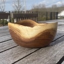 Bol en racine de noyer