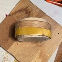 Bracelet marqueterie de paille