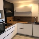 Cuisine plan de travail noyer