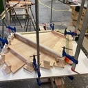 Porte avec panneaux en soleil