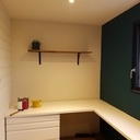 Petit agrandissement en bardage bois brulé