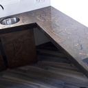 Cuisine résine & 24k