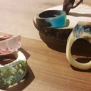 Bague en bois et résine luminescente