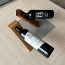 Support en équilibre pour bouteille de vin
