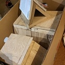 Support à livre, chêne massif