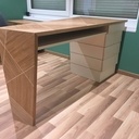 Bureau de consultation en chêne et érable sycomore