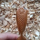 31 et 32 ème cuillères de 2023 : Cuillères en bouleau échauffé