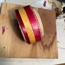Bracelet marqueterie de paille