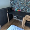 Un bureau avec surprise pour l'anniversaire de ma fille