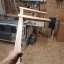 Pied a coulisse pour cubage de grumes .