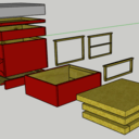 Ruche Dadant 10 cadres (et son caisson isolant)