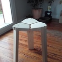 Tabouret 3 pieds