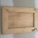 Cadre photo en bois de palette