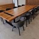 Table à manger XXL en chêne massif