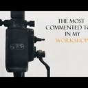 Détail d'une perceuse colonne manuelle