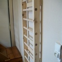 Espalier de gymnastique en sapin.