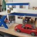 Garage motos pour Playmobils