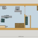 Test d'implanation des machines dans l'atelier