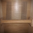 au lieux des corde de guitare j'ai préféré utiliser un timbre de caisse claire pour le coté réglable