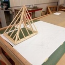 Maquette arêtier dévoyé (sujet bac)