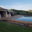 Terrasse bois Ipé sur plots plastiques