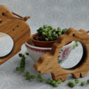 Ronds de serviettes avec rangement