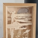 Light Box Les Marais Salants dans l'île de ré