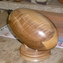 Premier tournage d'un ballon de rugby