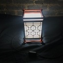 Lampe japonaise kumiko à assemblage chidori