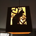 Lustre chats chantourné