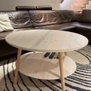 Table basse ovale