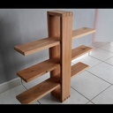 Etagère FDFMM avec essai de queues d'aronde