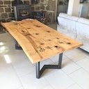 Table à manger en chataignier