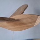 Mobile canard battant des ailes