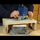 Montage d'usinage de defonceuse