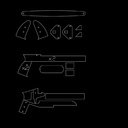 Arbalète à crosse dépliable