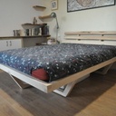 Lit en frêne, 160x200