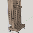 Etabli Pliant avec Palettes Eur EPAL