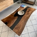 Table basse en noyer