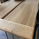 Table en chêne, pieds en arêtier