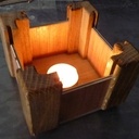Rechaud: des restes de bois...