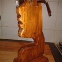 Porte lunettes visage femme création