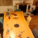 Lustre en bois flotté