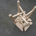 Tabouret ave double enrayure