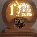 Trophées pour un tournoi de pétanque