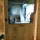 Porte coulissante pour l'atelier