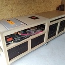 Établis type MFT et machines semi-stationnaires - defonceuse et scie sous table