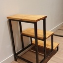 Escabeau 3 marches décoratif