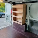 Rangements et Plancher pour camion de travail.