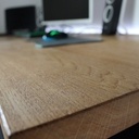 Bureau en chêne et valchromat